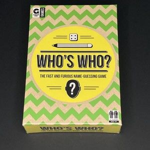 Hacche Ginger Fox Card Game Who's Who Fast And Furious Name-Guessing Game FUN!